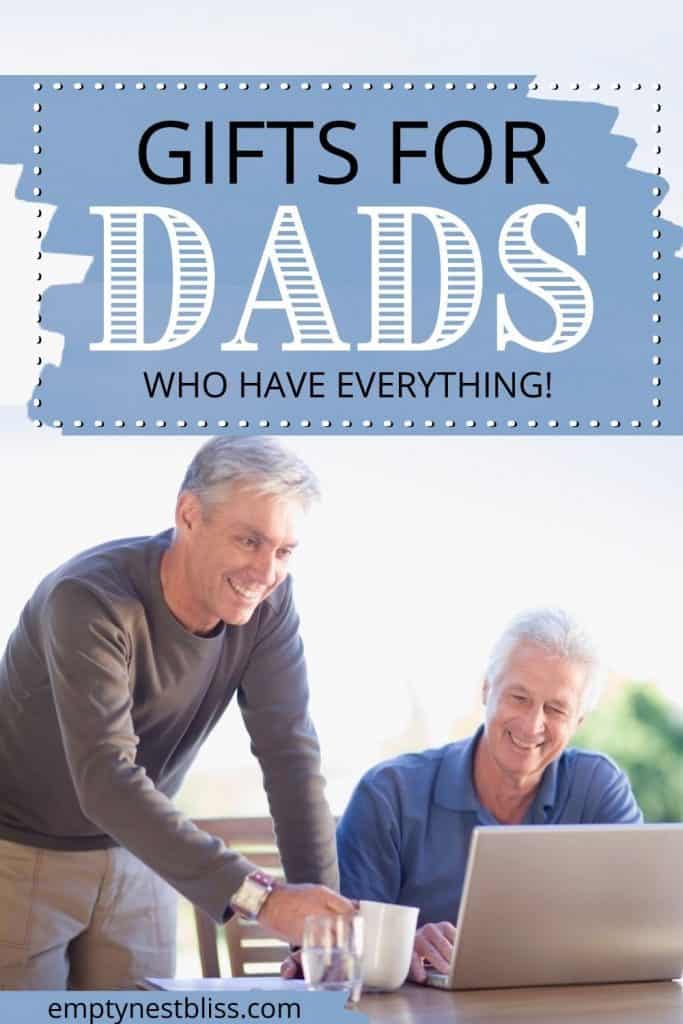 Are you looking for the perfect gifts for men over 50?  You know, that special dad, uncle, or ever husband that are super hard to buy for?  Here are some great gift ideas!